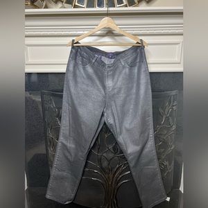 Metallic Black/Grey/Pewter Skinny Jean NEW